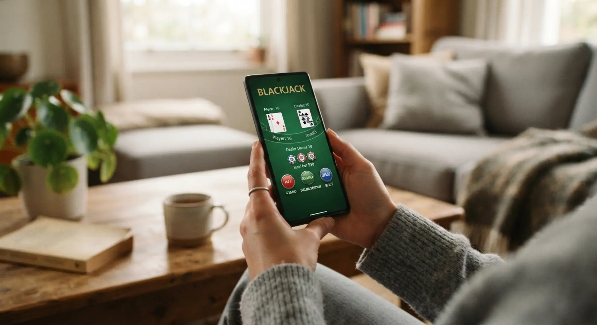 Blackjack online za darmo na telefonie Gra w blackjack demo na smartfonie