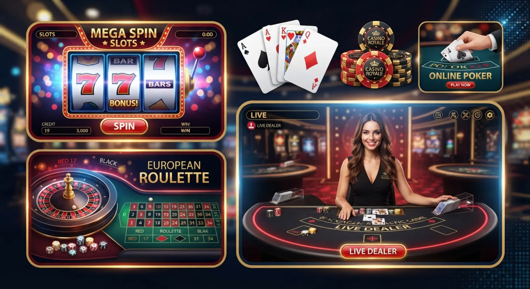 Typy gier casino online Przegląd typów gier casino online