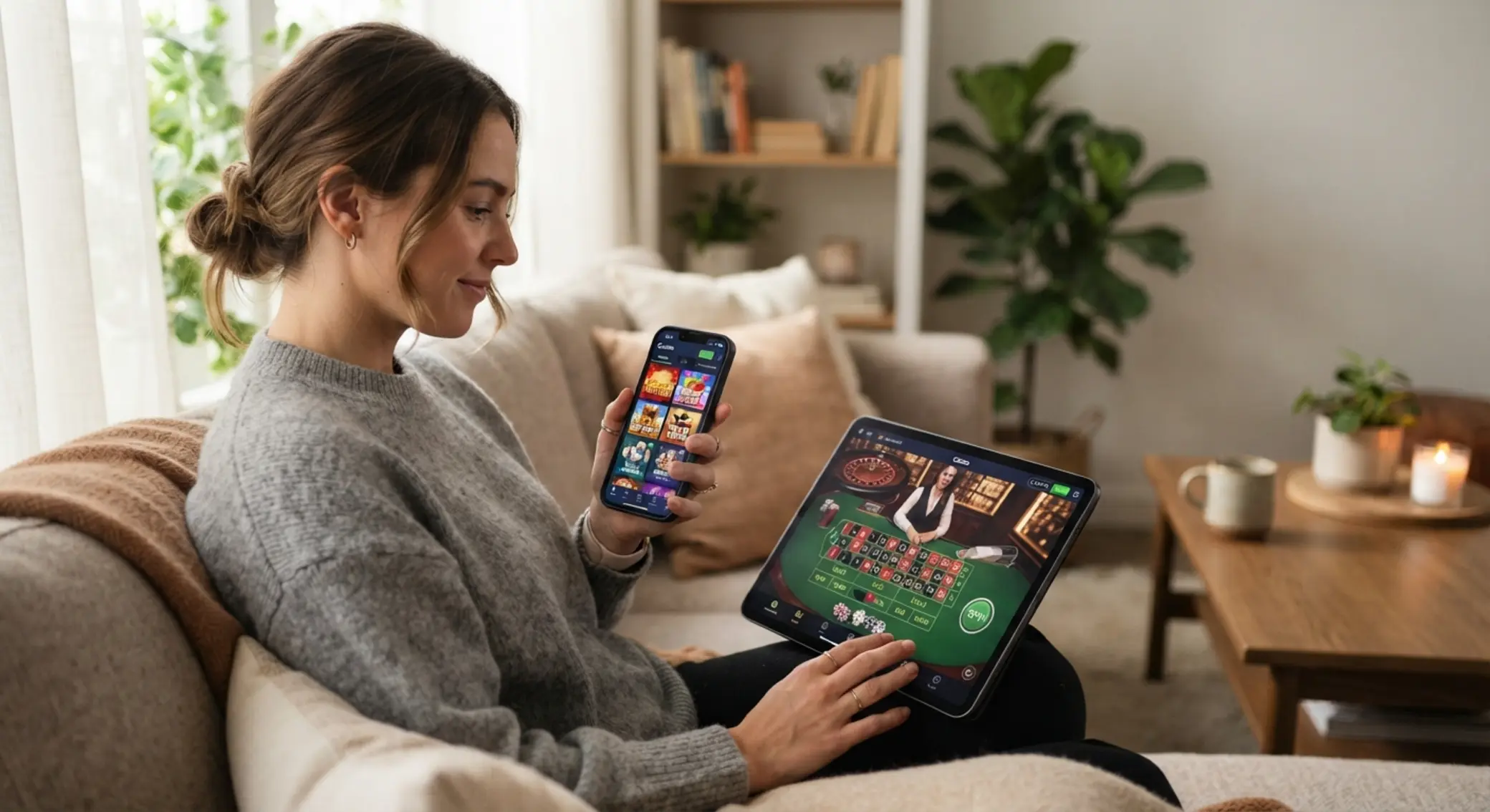 Korzystanie z kasyna online na smartfonie i tablecie