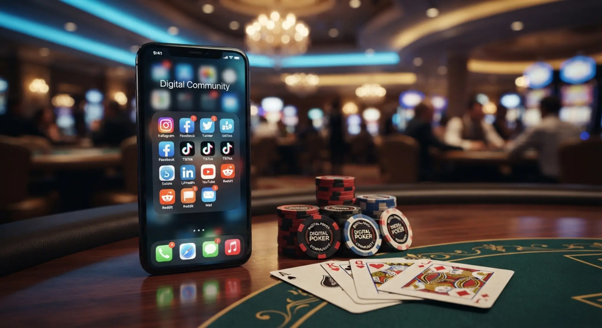 Społeczność pokerowa w mediach społecznościowych Media społecznościowe i społeczność graczy pokera online
